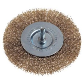 SPAZZOLA ACCIAIO CIRCOLARE CON GAMBO PG 470.00 MM. 75 G. MM. 6x25 SPAZZOLA ACCIAIO CIRCOLARE CON GAMBO PG 470.00 MM. 75 G. MM. 6x25