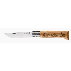 OPINEL COLTELLO INOX N. 8 ANIMALIA CAMOSCIO CON MANICO IN QUERCIA OPINEL COLTELLO INOX N. 8 ANIMALIA CAMOSCIO CON MANICO IN QUERCIA