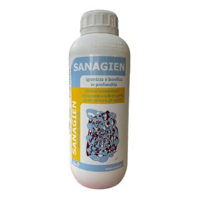 SANAGIEN igienizza e sanifica in profondità pronto uso contro funghi e batteri per la profilassi COVID-19 CORONA VIRUS lt. 1 SANAGIEN igienizza e sanifica in profondità pronto uso contro funghi e batteri per la profilassi COVID-19 CORONA VIRUS lt. 1
