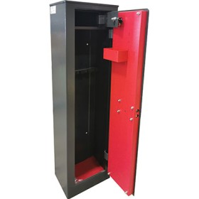 ARMADIO PORTA FUCILI CLASSIC 5 POSTI EFFE CON TESORETTO CM. 35x25x145h. ARMADIO PORTA FUCILI CLASSIC 5 POSTI EFFE CON TESORETTO CM. 35x25x145h.