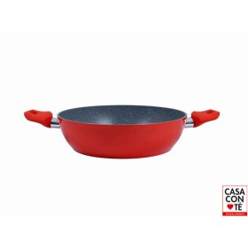 CASA CON TE TEGAME CON 2 MANICI MADAME ROUGE INDUZIONE CM. 24 CASA CON TE TEGAME CON 2 MANICI MADAME ROUGE INDUZIONE CM. 24