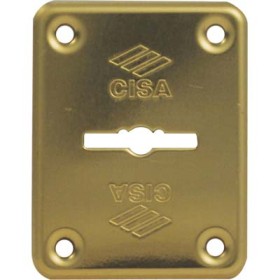 CISA MOSTRINA RETTANGOLARE DOPPIA MAPPA 06082 OTTONE MM. 60x46 CISA MOSTRINA RETTANGOLARE DOPPIA MAPPA 06082 OTTONE MM. 60x46