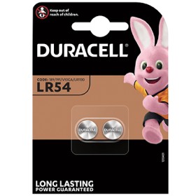 DURACELL BATTERIA SPECIALISTICA LR54 ALCALINA VOLT 1,5 PZ. 2 DURACELL BATTERIA SPECIALISTICA LR54 ALCALINA VOLT 1,5 PZ. 2