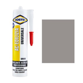 BOSTIK SILICONE ACRILICO AC EDILIZIA GRIGIO VERNICIABILE ML. 300 BOSTIK SILICONE ACRILICO AC EDILIZIA GRIGIO VERNICIABILE ML. 300