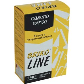 BRIKO LINE CEMENTO GRIGIO PRESA RAPIDA KG. 1 BRIKO LINE CEMENTO GRIGIO PRESA RAPIDA KG. 1