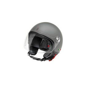 CASCO DA MOTO SOFFIO MATT TITANIUM CON VISIERA IN POLICARBONATO TAGLIA XS AL XL CASCO DA MOTO SOFFIO MATT TITANIUM CON VISIERA IN POLICARBONATO TAGLIA XS AL XL