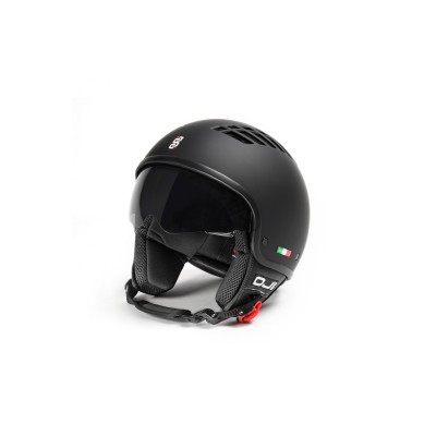 CASCO DA MOTO VENTO MATT BLACK NERO OPACO CON VISIERINO  TAGLIA XS AL XL