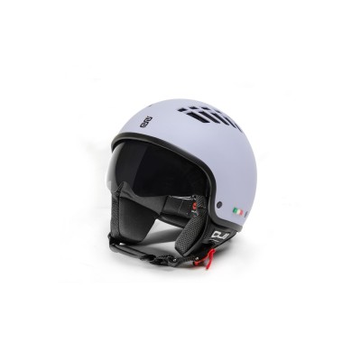 CASCO DA MOTO VENTO MATT GLICINE OPACO CON VISIERINO IN POLICARBONATO TAGLIA XS AL M