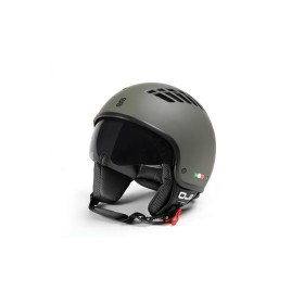 CASCO DA MOTO VENTO MATT GREEN OPACO CON VISIERINO TAGLIA XS AL XL CASCO DA MOTO VENTO MATT GREEN OPACO CON VISIERINO TAGLIA XS AL XL