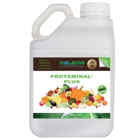 DELBON PROTAMINAL PLUS Biostimolante concentrato di aminoacidi liberi di origine vegetale LT. 5 DELBON PROTAMINAL PLUS Biostimolante concentrato di aminoacidi liberi di origine vegetale LT. 5