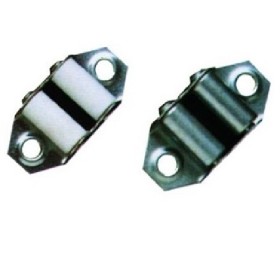 GUIDA CINGHIA VERTICALE RULLI FERRO ZINCATO ART.1000/100 GUIDA CINGHIA VERTICALE RULLI FERRO ZINCATO ART.1000/100