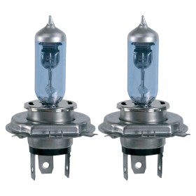 LAMPADINE ALOGENA EFFETTO XENON PER AUTO E MOTO  H4 12V 60/55W P43T LAMPADINE ALOGENA EFFETTO XENON PER AUTO E MOTO  H4 12V 60/55W P43T
