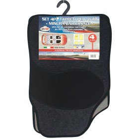 SET 4 PZ.TAPPETI UNIVERSALI PER AUTO NEW QUEEN GRIGIO SET 4 PZ.TAPPETI UNIVERSALI PER AUTO NEW QUEEN GRIGIO