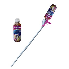SYNGENTA RATRON GL APPLI GUN SET APPLICATORE CON ESCA RODENTICIDA GRANULARE A BASE DI fosfuro di zinco GR. 750 SYNGENTA RATRON GL APPLI GUN SET APPLICATORE CON ESCA RODENTICIDA GRANULARE A BASE DI fosfuro di zinco GR. 750