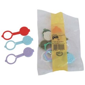 TAPPO IN PVC CON ANELLO PER BOTTIGLIA LT. 1 PZ. 10 TAPPO IN PVC CON ANELLO PER BOTTIGLIA LT. 1 PZ. 10