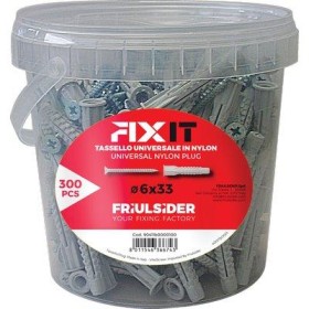 TASSELLI NYLON FIXIT VITE TSP PROMOPACK FRIULSIDER MM 6X33 PZ. 300 TASSELLI NYLON FIXIT VITE TSP PROMOPACK FRIULSIDER MM 6X33 PZ. 300