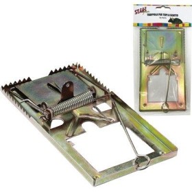 TRAPPOLA TOPI A SCATTO STARS ACCIAIO MM. 90x175 TRAPPOLA TOPI A SCATTO STARS ACCIAIO MM. 90x175