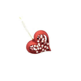APPENDINO A FORMA DI CUORE COLORE ROSSO CM. 10x5x9 APPENDINO A FORMA DI CUORE COLORE ROSSO CM. 10x5x9