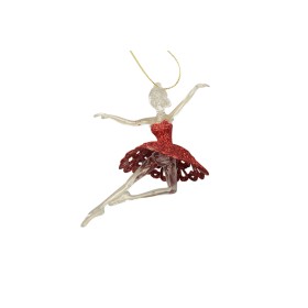 APPENDINO FORMA BALLERINA CON DECORO NATALIZIO ROSSO CM. 11,5x9,5 APPENDINO FORMA BALLERINA CON DECORO NATALIZIO ROSSO CM. 11,5x9,5