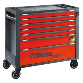 BETA ART. C24AXL/7 CASSETTIERA ROSSA VUOTA PORTA ATTREZZI CON 7 CASSETTI BETA ART. C24AXL/7 CASSETTIERA ROSSA VUOTA PORTA ATTREZZI CON 7 CASSETTI