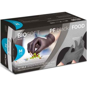BIOSOFT GUANTI USA E GETTA NITRILE NERO PZ. 100 TG. M BIOSOFT GUANTI USA E GETTA NITRILE NERO PZ. 100 TG. M