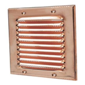 BOCCHETTA AERAZIONE IN RAME RETTANGOLARE MM. 140x360 BOCCHETTA AERAZIONE IN RAME RETTANGOLARE MM. 140x360