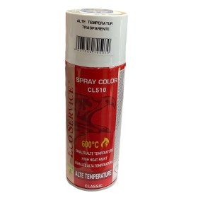 BOMBOLETTA SPRAY ALTA TEMPERATURA 600 GRADI HOT TRASPARENTE LUCIDO ML. 400 BOMBOLETTA SPRAY ALTA TEMPERATURA 600 GRADI HOT TRASPARENTE LUCIDO ML. 400