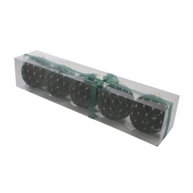 BOX 5 PALLINE SFERE PER ALBERO DI NATALE DECORO VERDE SCURO CM. 10 BOX 5 PALLINE SFERE PER ALBERO DI NATALE DECORO VERDE SCURO CM. 10