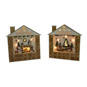 CALENDAROP DELL' AVVENTO LUMINOSO CM. 34,5x8x36 ROSSO  ASSORTITO CALENDAROP DELL' AVVENTO LUMINOSO CM. 34,5x8x36 ROSSO  ASSORTITO