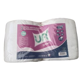 CARTA ASCIUGAMANI COPPIA DA 2 ROTOLI 2000 STRAPPI DOOPIO VELO UA' GREEN CARTA ASCIUGAMANI COPPIA DA 2 ROTOLI 2000 STRAPPI DOOPIO VELO UA' GREEN