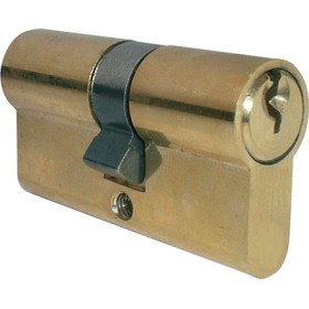 CILINDRO SAGOMATO 2300 IBFM OTTONE CHIAVI 3 CAMMA DIN MM. 80 30+50