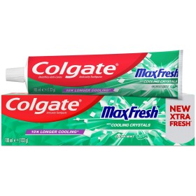 COLGATE MAXFRESH CLEARMINT DENTIFRICIO DA DENTI ML. 100 COLGATE MAXFRESH CLEARMINT DENTIFRICIO DA DENTI ML. 100