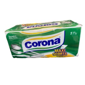 CORONA TOVAGLIOLI CARTA MAXI SCORTA MONOVELO CM. 33x33 PZ. 180 CORONA TOVAGLIOLI CARTA MAXI SCORTA MONOVELO CM. 33x33 PZ. 180