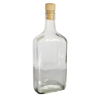 BOTTIGLIA AMARETTO IN VETRO SATINATO CON TAPPO CC. 700