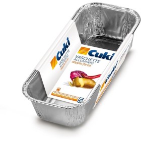 CUKI VASCHETTA ALLUMINIO CALDO R60 PLUM CAKE SENZA COPERCHIO PZ. 5 CUKI VASCHETTA ALLUMINIO CALDO R60 PLUM CAKE SENZA COPERCHIO PZ. 5