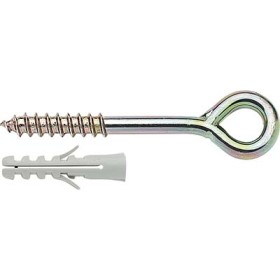 ELEMATIC TASSELLO ACCIAIO/NYLON PER PONTEGGI E/PN OCCHIOLO ZINCATO MM. 50 + E/PN  14x120 ELEMATIC TASSELLO ACCIAIO/NYLON PER PONTEGGI E/PN OCCHIOLO ZINCATO MM. 50 + E/PN  14x120