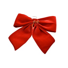 FIOCCO IMBOTTITO PER DECORO NATALIZIO ROSSO CM. 70x80 FIOCCO IMBOTTITO PER DECORO NATALIZIO ROSSO CM. 70x80