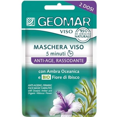 GEOMAR MASCHERA VISO ANTI AGE 2 DOSI ML 15
