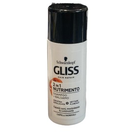 GLISS SHAMPOO PIù BALSAMO 2 IN 1 NUTRIMENTO ML. 50 GLISS SHAMPOO PIù BALSAMO 2 IN 1 NUTRIMENTO ML. 50