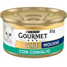 GOURMET GOLD MOUSSE PER GATTO GUSTO CONIGLIO GR. 85 GOURMET GOLD MOUSSE PER GATTO GUSTO CONIGLIO GR. 85