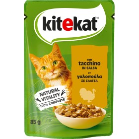 KITEKAT MANGIME PER GATTI TACCHINO IN SALSA GR. 85 KITEKAT MANGIME PER GATTI TACCHINO IN SALSA GR. 85