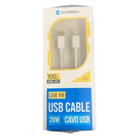 LICARIKA CAVO USB DATE CABLE PER TELEFONO I PHONE 20W MT. 1 LICARIKA CAVO USB DATE CABLE PER TELEFONO I PHONE 20W MT. 1