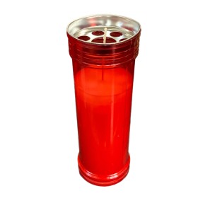 LUMINO CON CERA VOTIVO T50 ROSSO LUMINO CON CERA VOTIVO T50 ROSSO