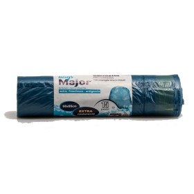 MAJOR SACCO PATTUMIERA AZZURRO CM. 55x65 PEZZI 15 MAJOR SACCO PATTUMIERA AZZURRO CM. 55x65 PEZZI 15