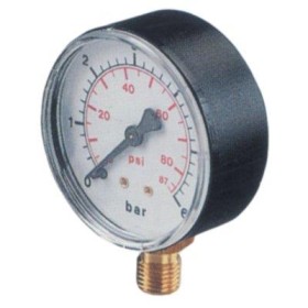 MANOMETRO PER COMPRESSONE BAR 0/16 1/4 POLL. RADIALE MANOMETRO PER COMPRESSONE BAR 0/16 1/4 POLL. RADIALE