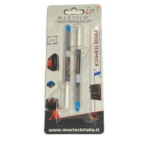 MAXTECH SET 2 ART. T-C0-2 PASTA TERMICA PER CPU TERMOCONDUTTIVA PC GR. 5 MAXTECH SET 2 ART. T-C0-2 PASTA TERMICA PER CPU TERMOCONDUTTIVA PC GR. 5