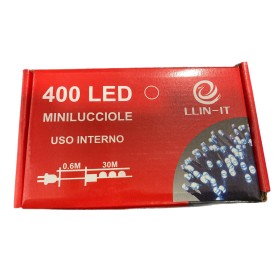 MINILUCCIOLE LED PER INTERNO ED ESTERNO 400 LUCI NATURLALE CON CONTROLLE MT. 30 MINILUCCIOLE LED PER INTERNO ED ESTERNO 400 LUCI NATURLALE CON CONTROLLE MT. 30
