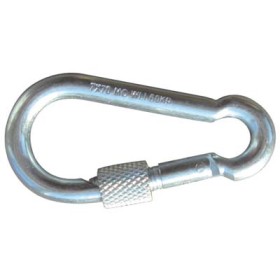 MOSCHETTONE SICUREZZA A VITE IN ACCIAIO ZINCATO MM. 120x11 MOSCHETTONE SICUREZZA A VITE IN ACCIAIO ZINCATO MM. 120x11