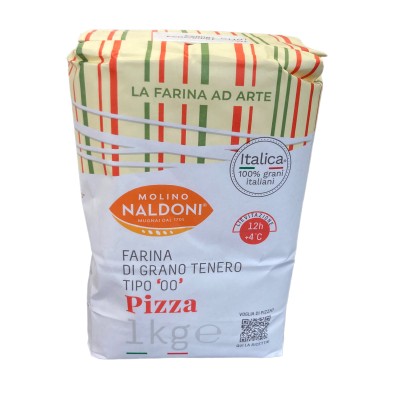 NALDONI FARINA SPECIALE PER PIZZA ITALICA DI GRANO TENERO DI TIPO 00 KG. 1