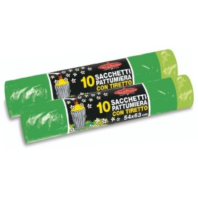 PETERPAN SACCHETTI PARRUMIERA  PROFUMATO VERDE CON MANIGLIE CM. 54x63 PZ. 10 PETERPAN SACCHETTI PARRUMIERA  PROFUMATO VERDE CON MANIGLIE CM. 54x63 PZ. 10